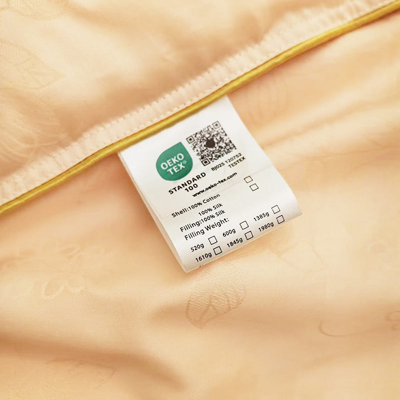 100% Mulberry Silk Duvet - 6A Grade Luxury Silk Summer Duvet