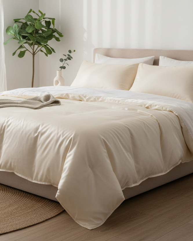100% Ultra-Soft Down-like Cotton Comforter (Summer Comforter)