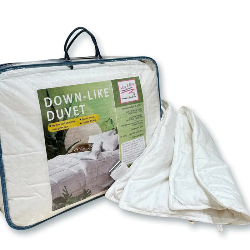 100% Ultra-Soft Down-like Cotton Comforter (Summer Comforter)