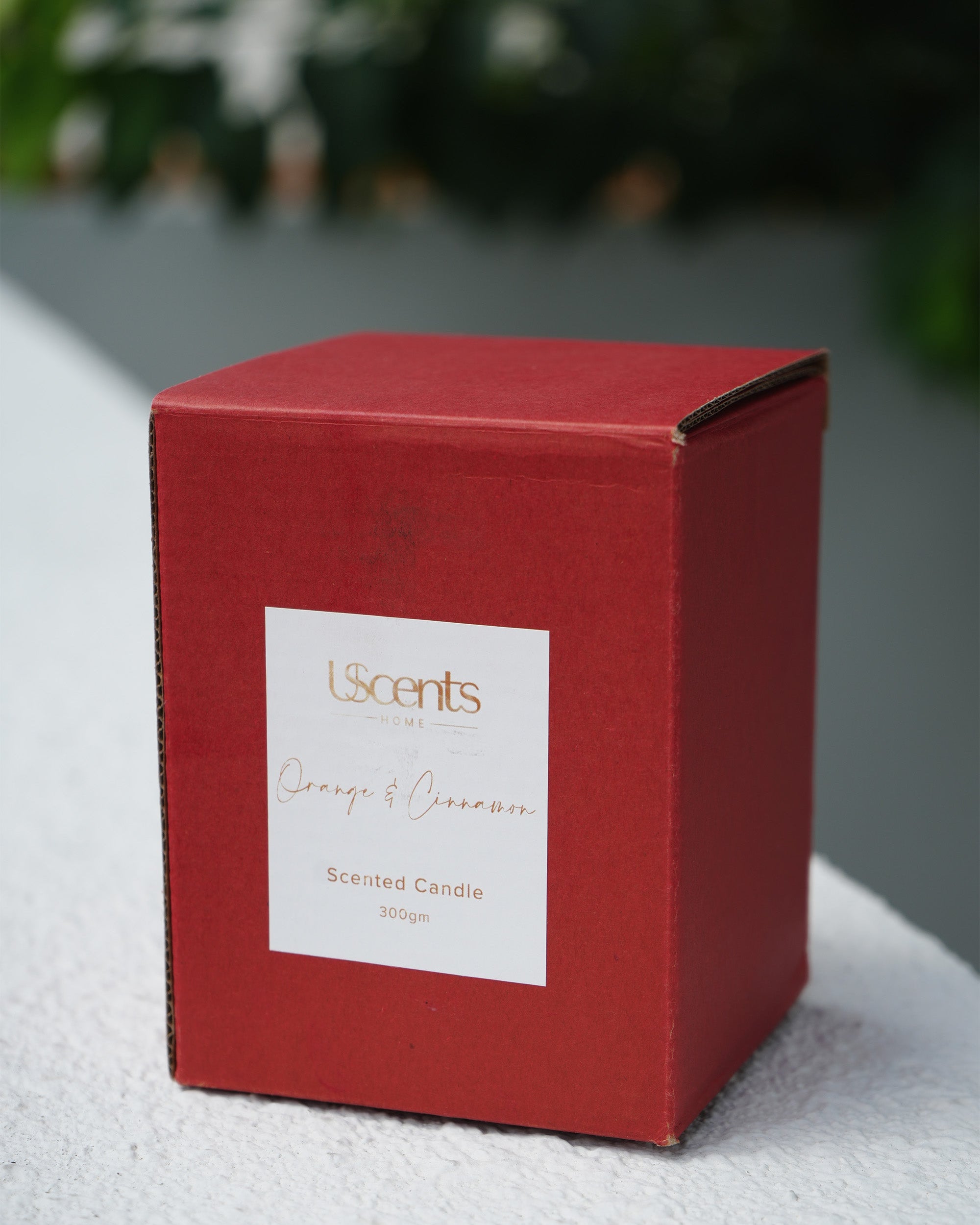 Orange Cinnamon Scented Candle 300g