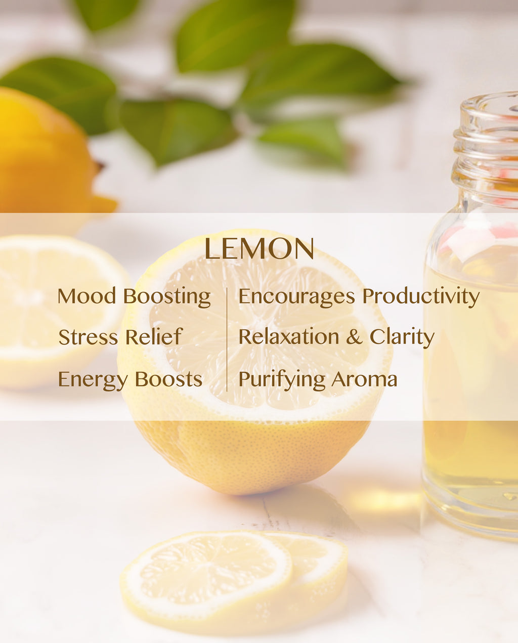 Lemon essential oil (Citrus limon)